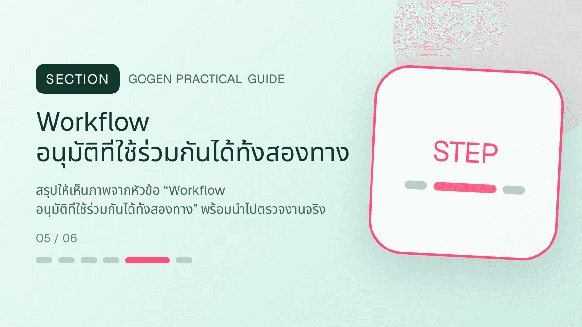 ภาพประกอบ Workflow อนุมัติที่ใช้ร่วมกันได้ทั้งสองทาง สำหรับCanva vs AI ทำภาพขายของ เลือกใช้อย่างไร
