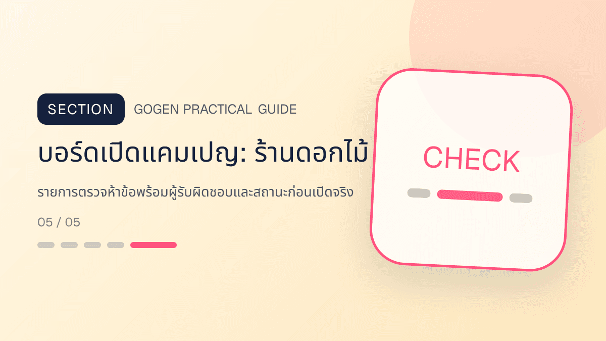 บอร์ดเปิดแคมเปญสำหรับร้านดอกไม้ แสดงช่อดอกไม้ กระเช้า และงานจัดดอกไม้ในสไตล์ละเมียด สดชื่น และสื่ออารมณ์
