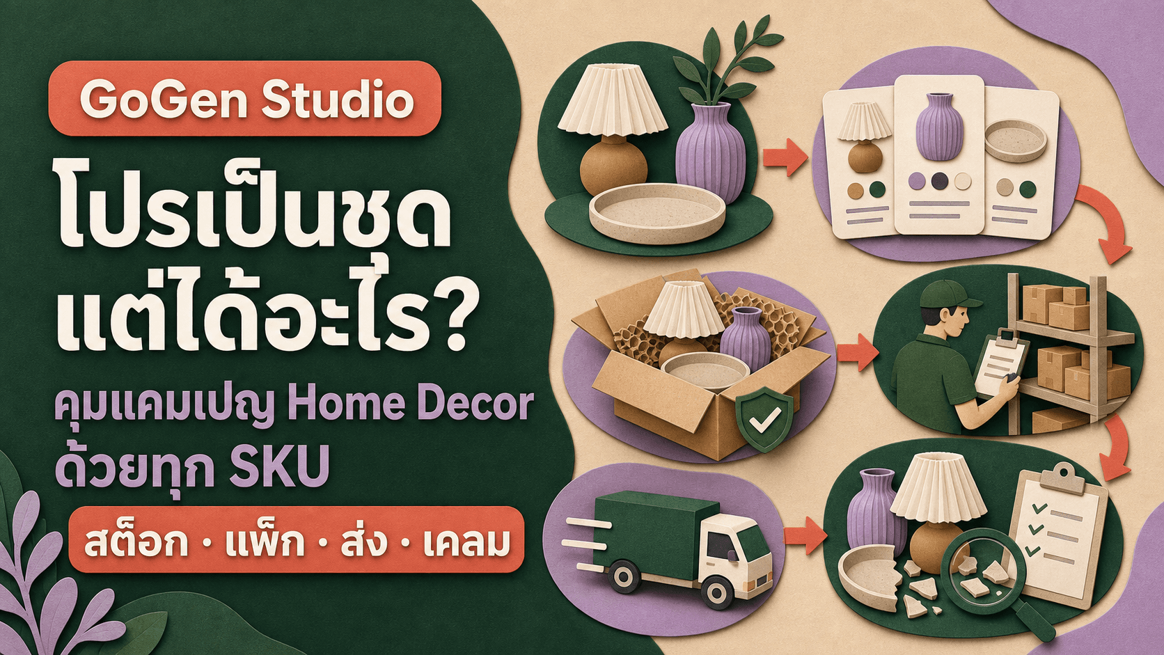 โปรแต่งห้องดูครบแต่กล่องมาไม่ครบ? แผนแคมเปญ Home Decor ที่คุมทุก SKU