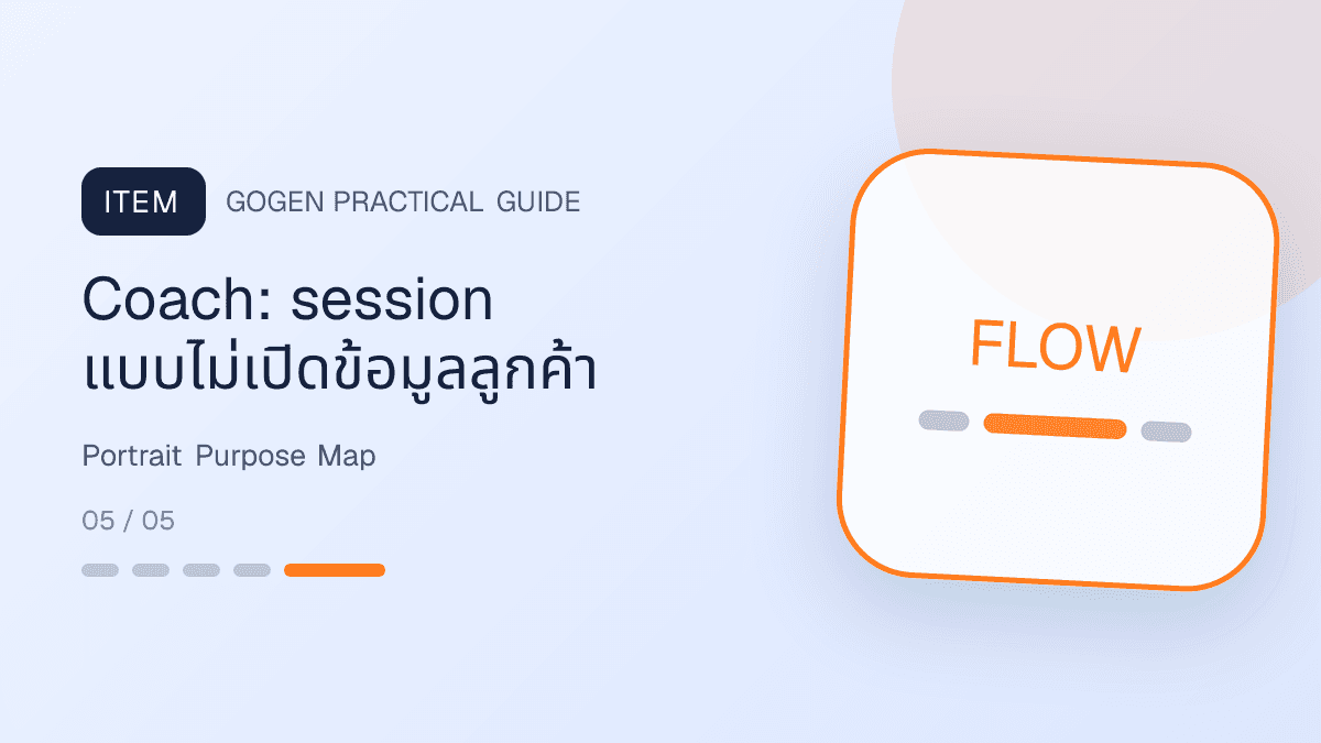แผนที่เลือกภาพ portrait personal brand ตามบทบาท สอน วิเคราะห์ ให้คำปรึกษา เบื้องหลัง และข้อเสนอ: Coach: session แบบไม่เปิดข้อมูลลูกค้า