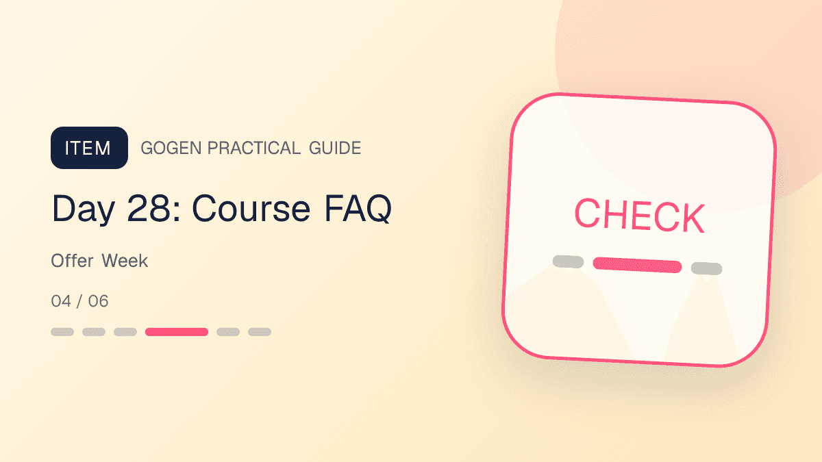 คอนเทนต์ Personal Brand วัน 25 ถึง 30 สำหรับ mini class framework consultation course FAQ และ CTA: Day 28: Course FAQ