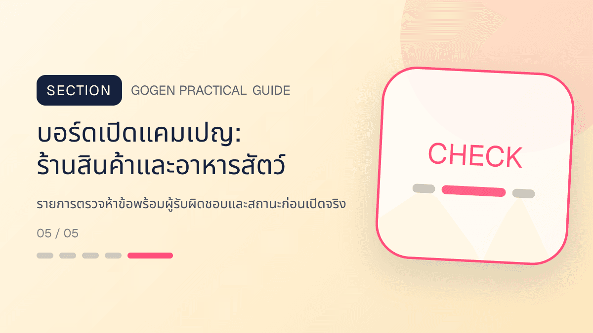 บอร์ดเปิดแคมเปญสำหรับร้านสินค้าและอาหารสัตว์ แสดงอาหาร ของเล่น และอุปกรณ์สัตว์เลี้ยงในสไตล์อบอุ่น สนุก และเชื่อถือได้