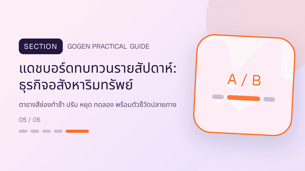 แดชบอร์ดทบทวนรายสัปดาห์สำหรับธุรกิจอสังหาริมทรัพย์ แสดงบ้าน คอนโด และพื้นที่เชิงพาณิชย์ในสไตล์โปร่ง เป็นมืออาชีพ และสมจริง