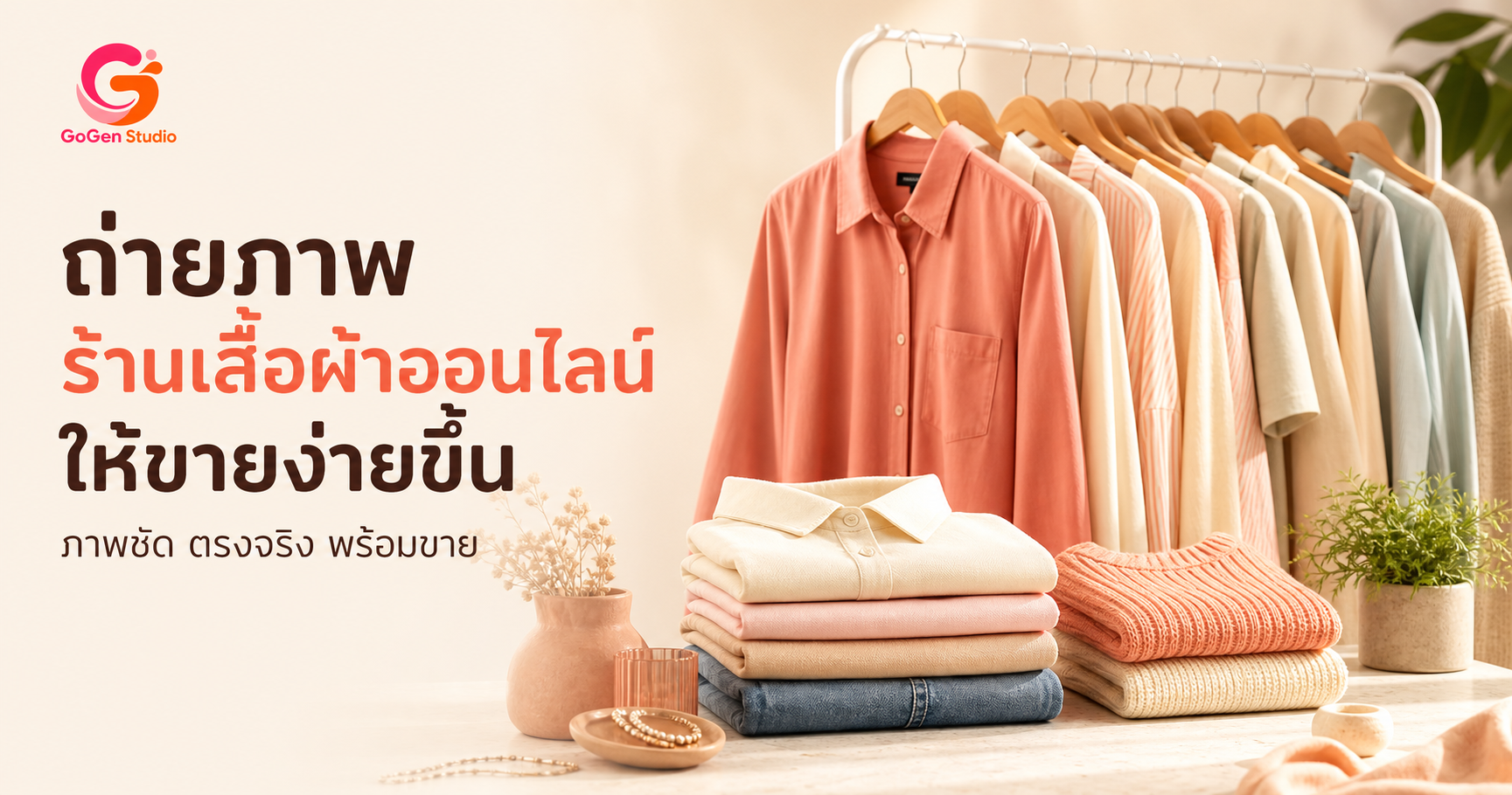 เช็กลิสต์ถ่ายภาพสำหรับร้านเสื้อผ้าออนไลน์ ให้ลูกค้าเห็นรายละเอียดและตัดสินใจง่ายขึ้น