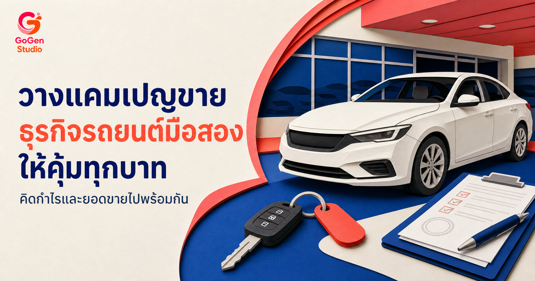 วางแคมเปญขายสำหรับธุรกิจรถยนต์มือสอง ตั้งแต่ข้อเสนอ กำไร ไปจนถึงวัดผล